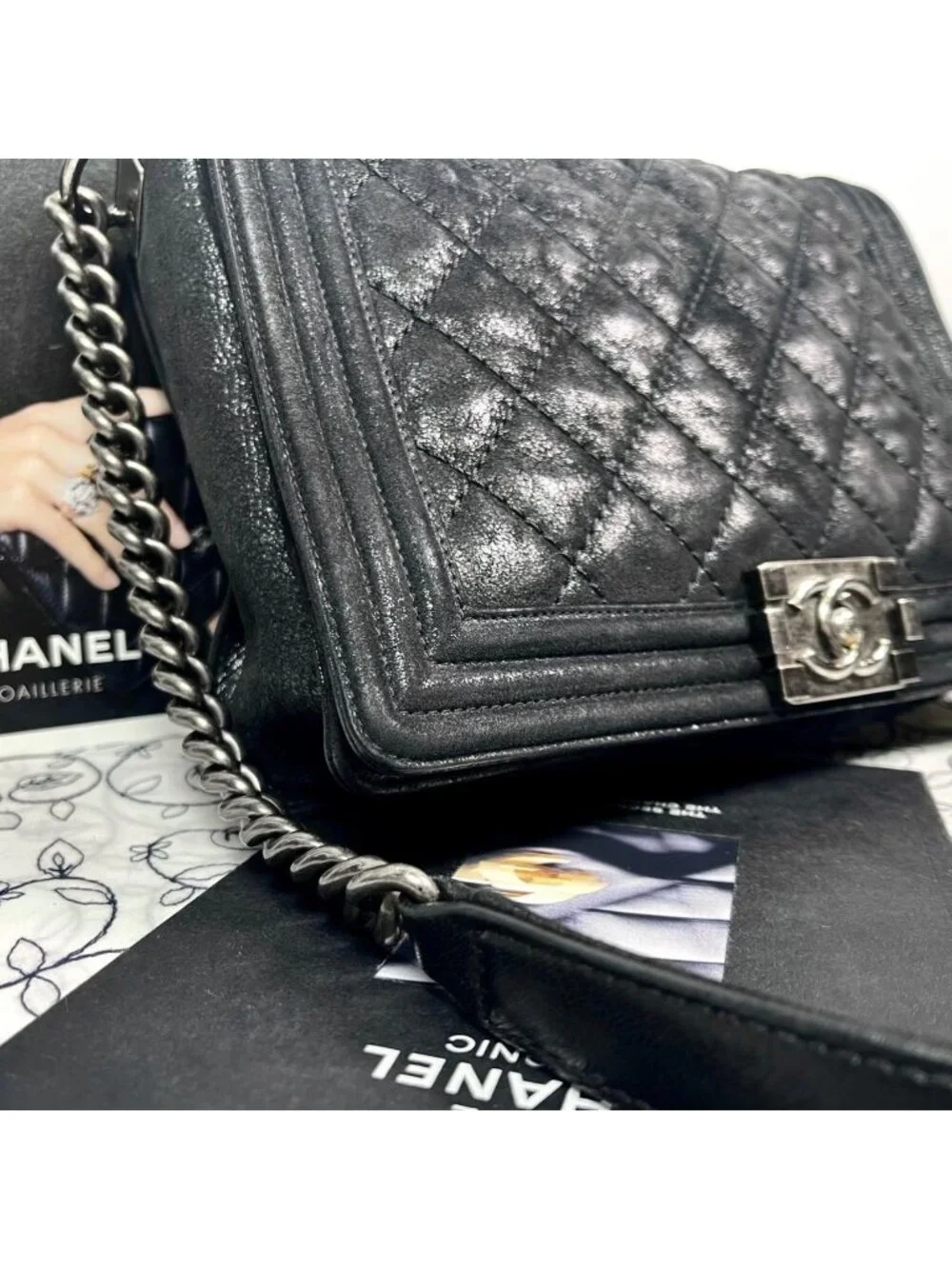 Chanel Boy Shoulder Bag Chain
